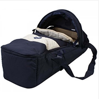 transporter foldable baby crib (navy blue)